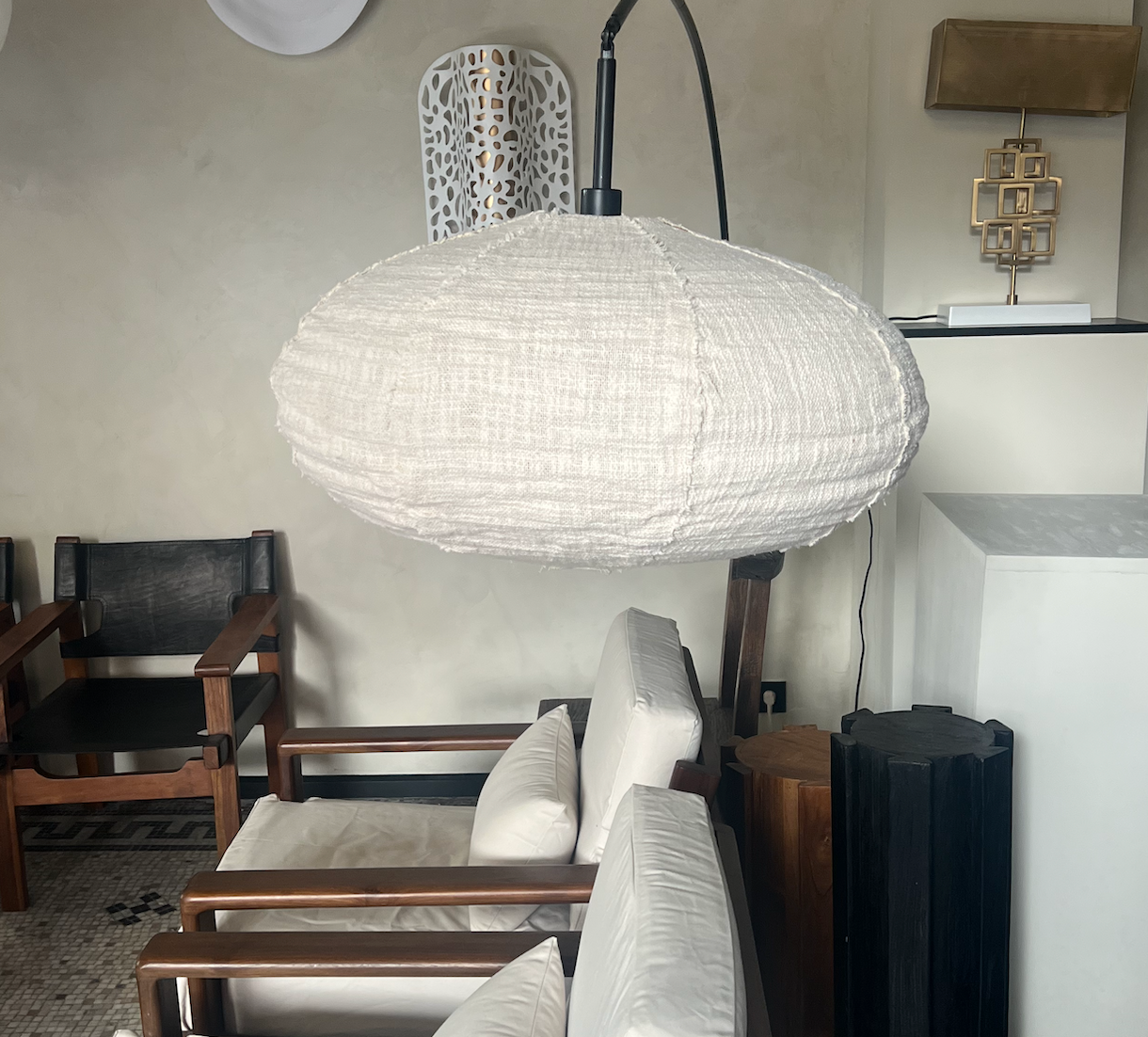 COTTON TWIST WHITE Lampshade