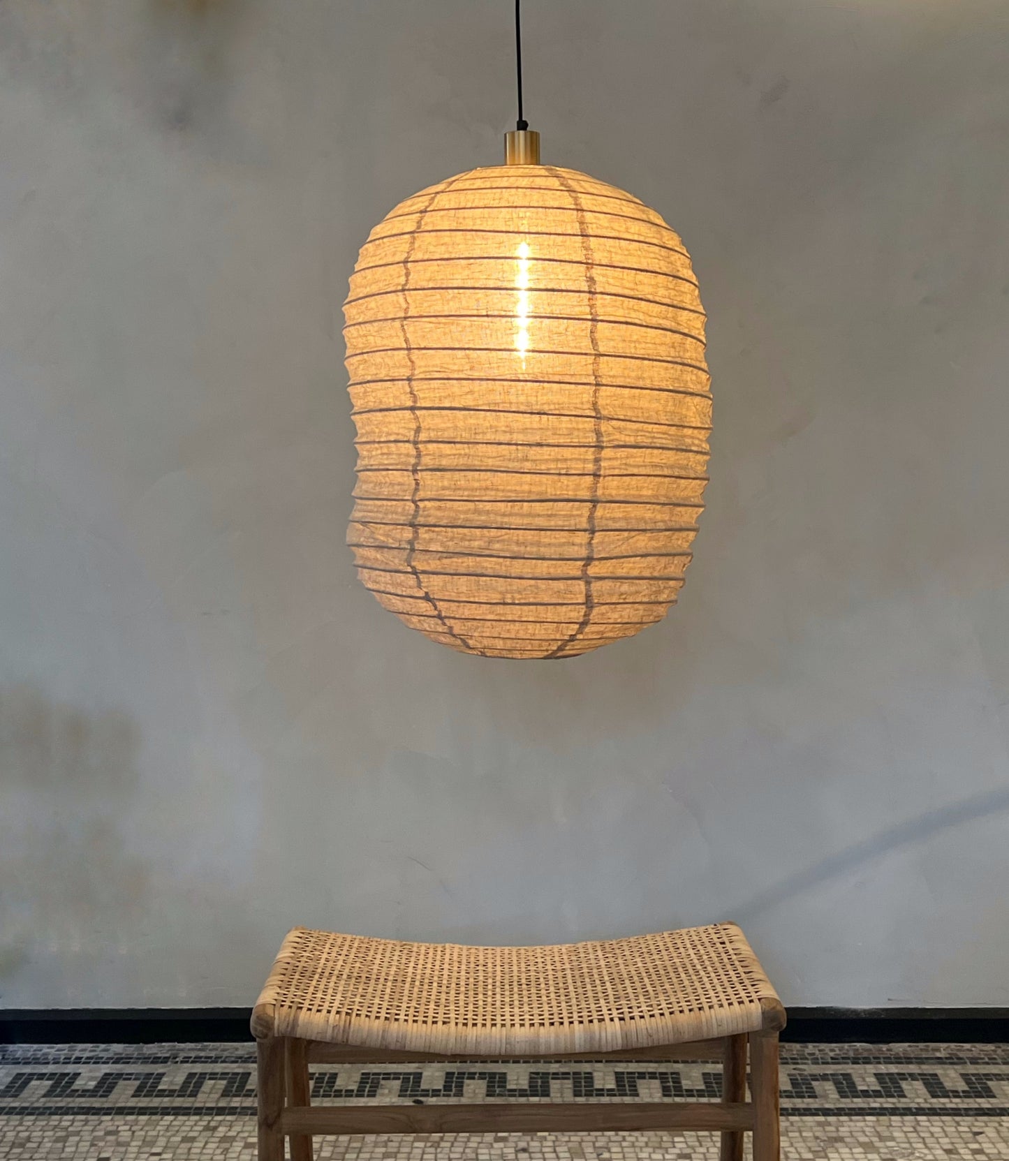 LINEN Gravel Lampshade