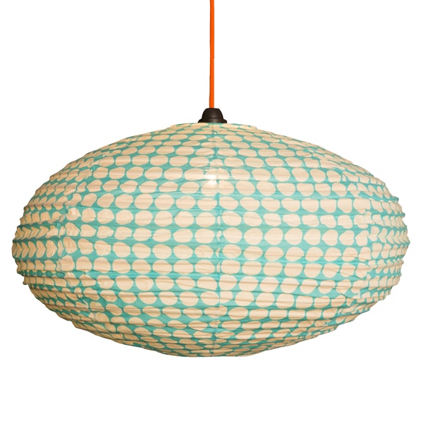 DOT White on Turquoise