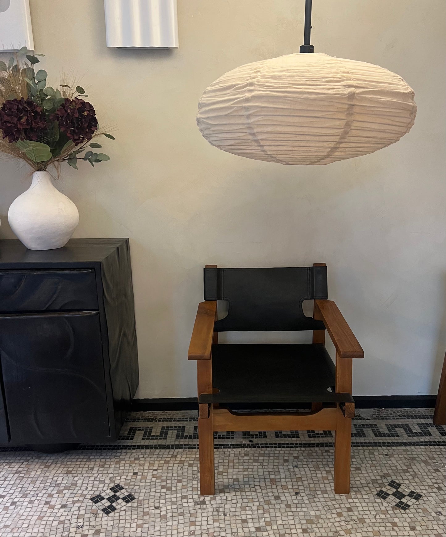 COTTON MESH-SAND Lampshade