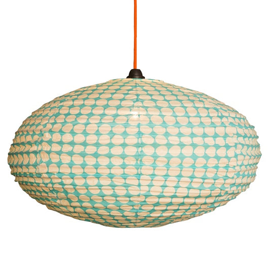 DOT White on Turquoise