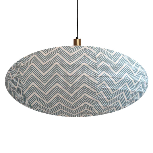 KUBA Teal Lampshade